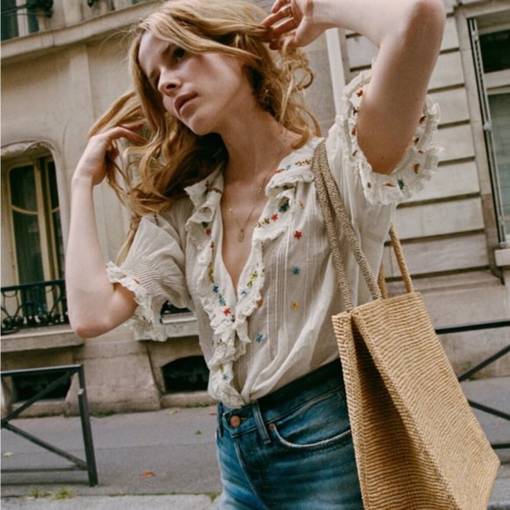 Doen Hettie Top - Sea Salt - Picture 2 of 12